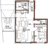 Bild (171c10310b0e33b05e6a10a8f3ca89b1): Zweizimmerwohnung im 