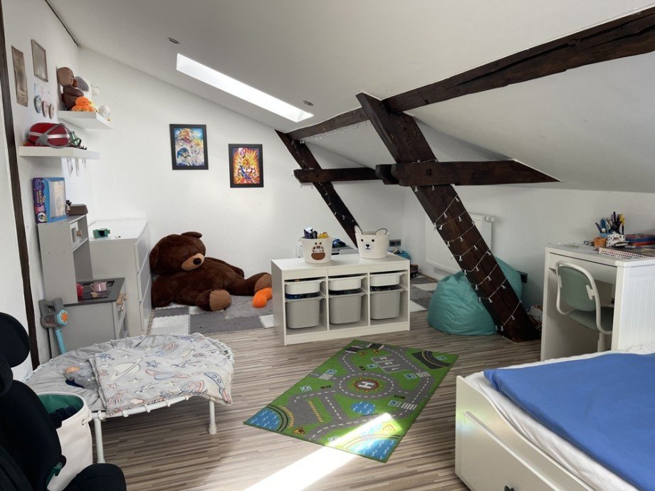 Schlafzimmer Dachgeschosswohnung Augsburg