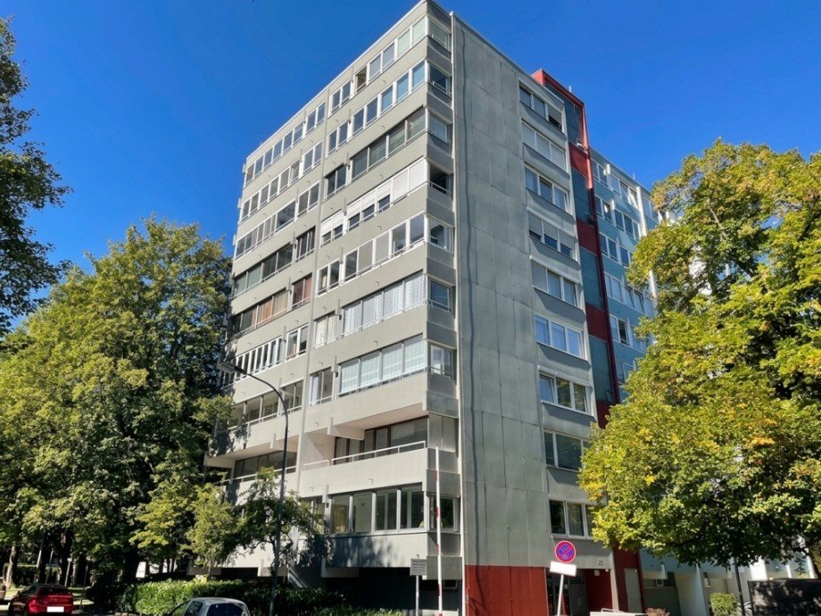 Hausansicht Etagenwohnung Augsburg