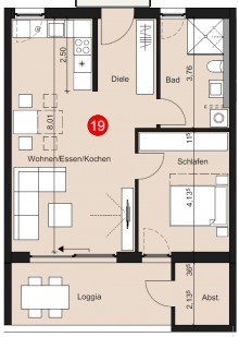 ILLUSTRATION Neubau ** Ganz Oben Wohnen ** Gehobene Ausstattung **