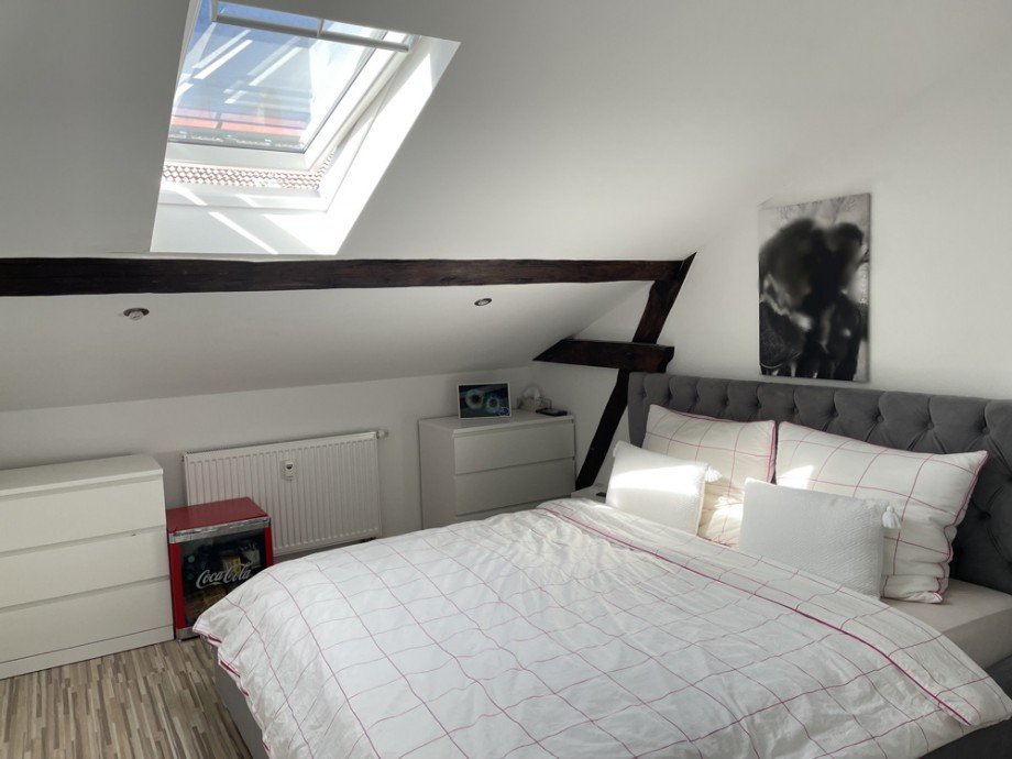 Schlafzimmer Dachgeschosswohnung Augsburg