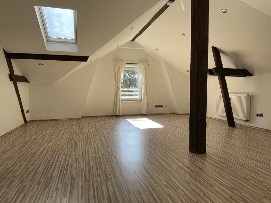 Wohnzimmer Dachgeschosswohnung Augsburg