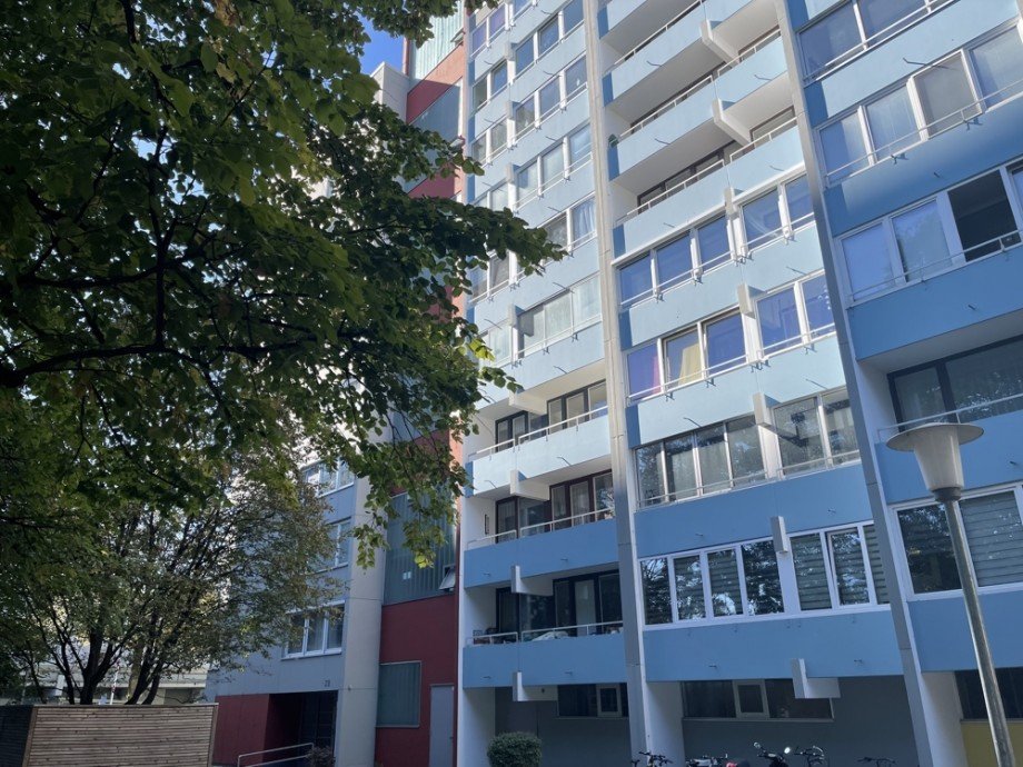 Hausansicht Etagenwohnung Augsburg
