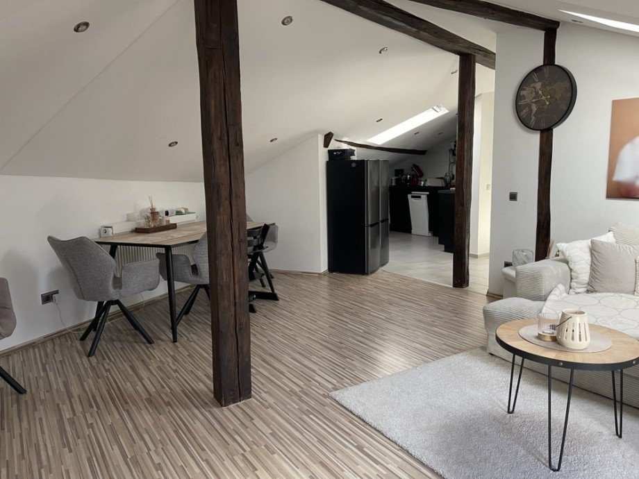 Wohnen/Essen Dachgeschosswohnung Augsburg
