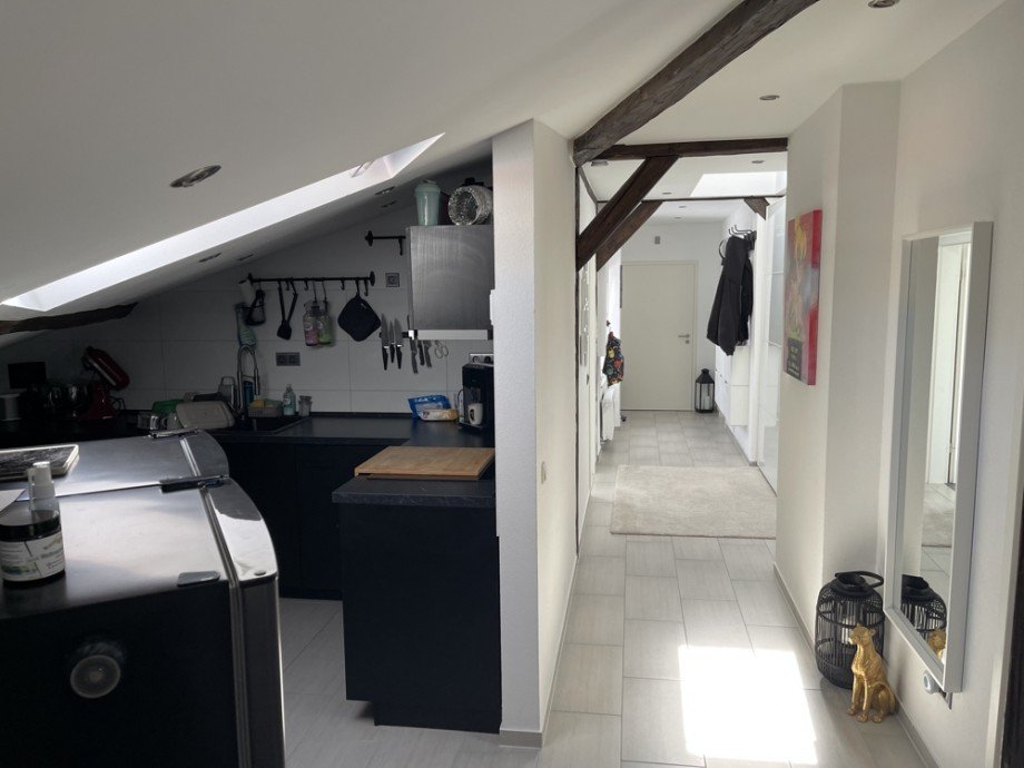 K�che Dachgeschosswohnung Augsburg