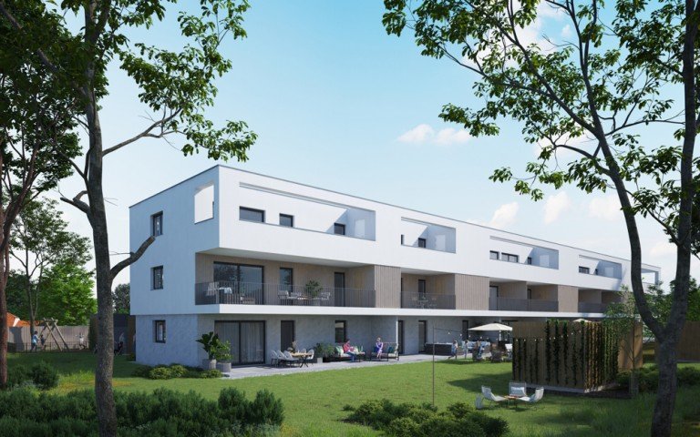 ILLUSTRATION G�nzburg Etagenwohnung Neubau ** Ganz Oben Wohnen ** Gehobene Ausstattung **