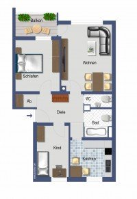 Bild (d29292e96a5fce3f235c77bdc8b1468c): Reine Kapitalanlage in M�nchen - Obermenzing zu verkaufen