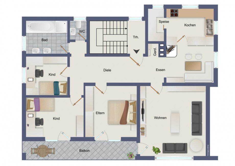 ILLUSTRATION OG Mehrfamilienhaus Stettenhofen