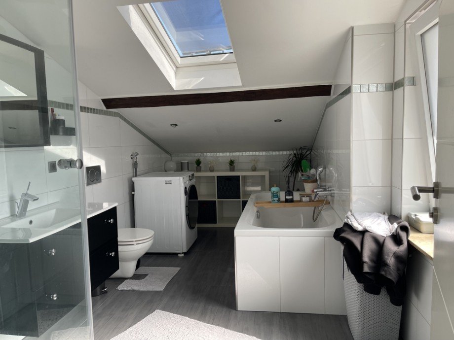 Badezimmer Dachgeschosswohnung Augsburg