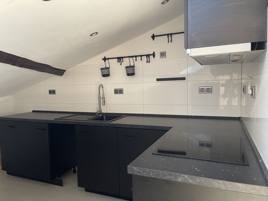 K�che Dachgeschosswohnung Augsburg