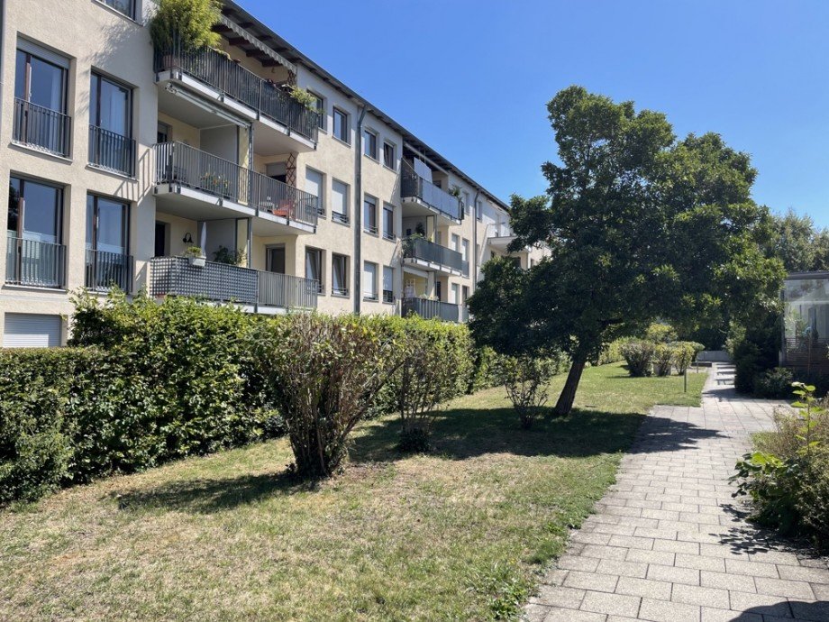 Hausansicht Etagenwohnung Augsburg