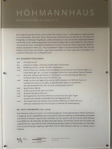   H�hmannhaus  - Wohnen in historischen Gem�uern in der Maximilianstra�e